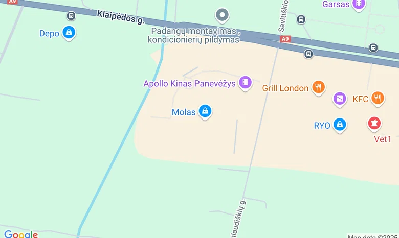 PC Molas žemėlapis