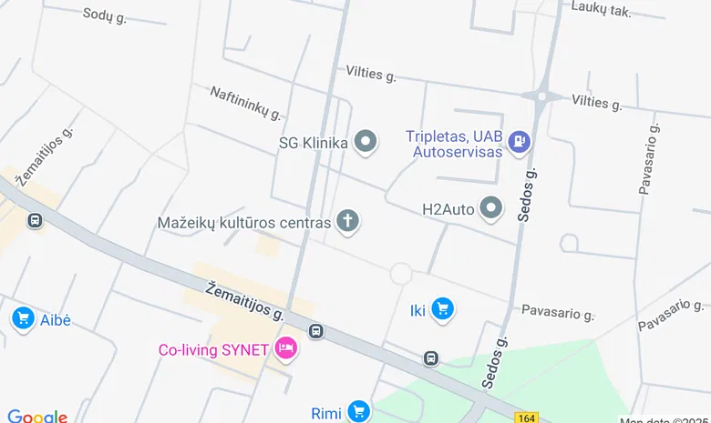 Mažeikių kultūros centras Pramogų salė žemėlapis