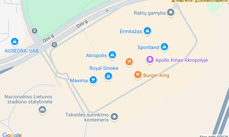 Optometrijos centras žemėlapis