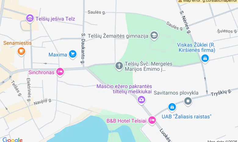 Mažoji bažnytėlė žemėlapis