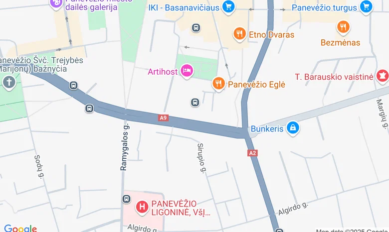 Vilniaus g. 7. Amonito studija žemėlapis