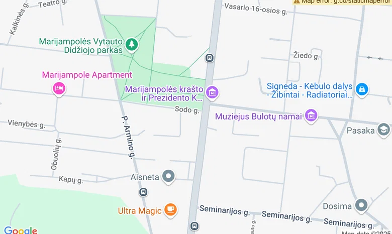 Beržas žemėlapis