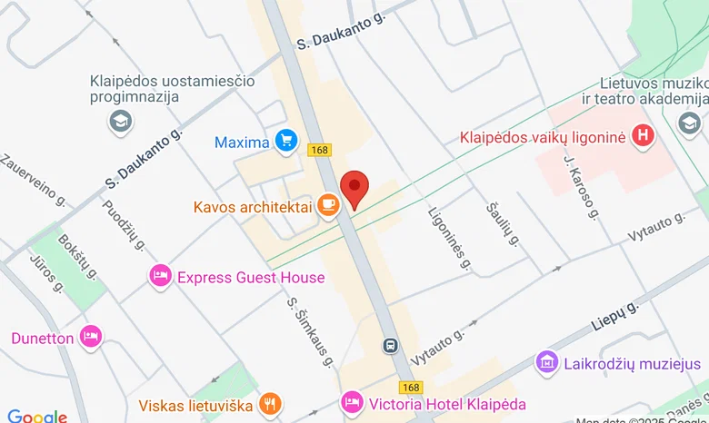 Grožio salone "Freya" žemėlapis