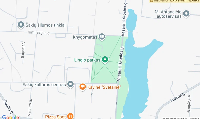 J. Lingio parkas žemėlapis