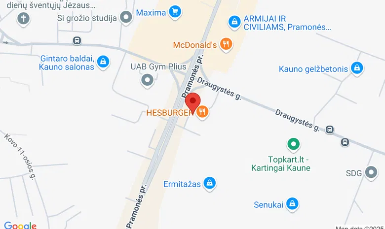 Pramonės pr.6a žemėlapis