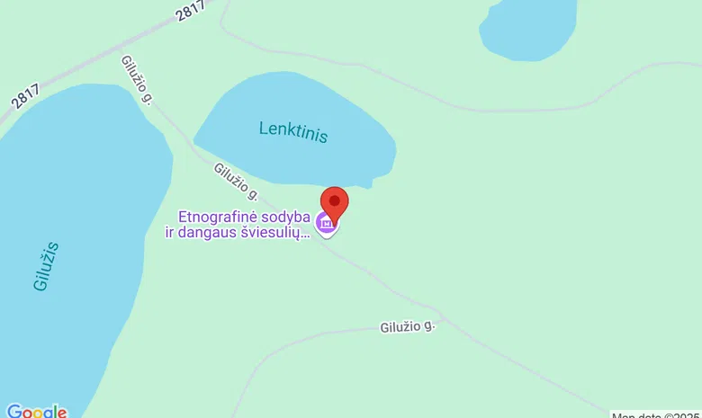 Etnografinė sodyba ir dangaus šviesulių stebykla žemėlapis