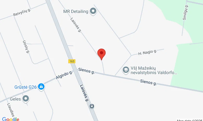 Laisvės gatvė žemėlapis