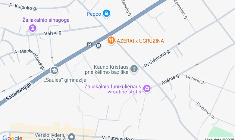 Kauno apskaitos mokykla, UAB žemėlapis