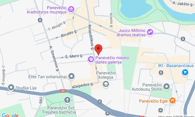 Hexa Cinema Panevėžyje žemėlapis