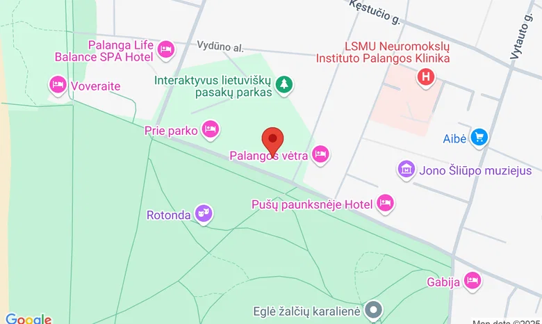 Hexa Cinema Palanga žemėlapis