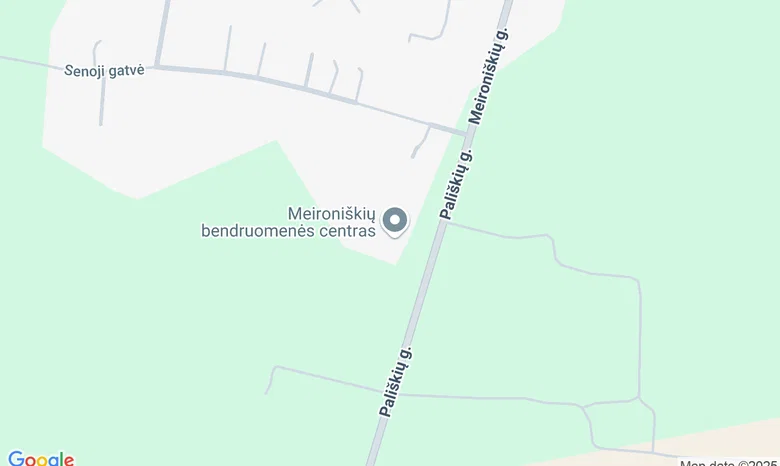Meironiškiai žemėlapis