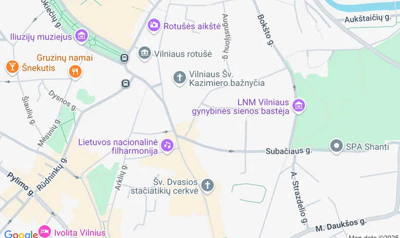muzikinio baro "Artistai" vasaros terasa žemėlapis