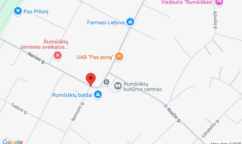 Rumšiškės žemėlapis