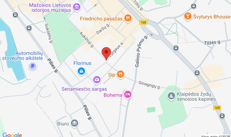 Senojo turgaus aikštė žemėlapis