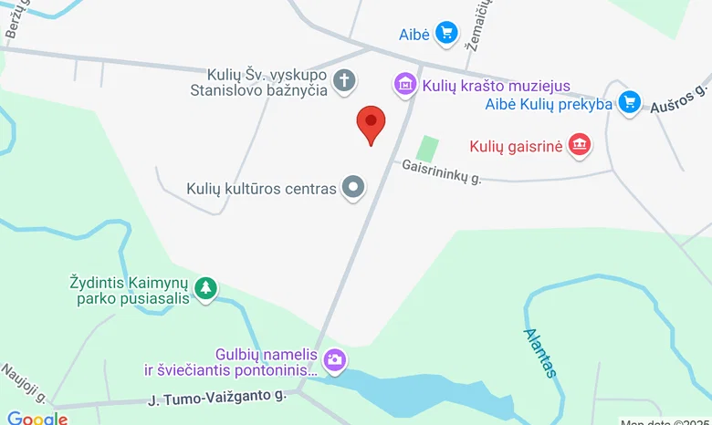 Kuliai  žemėlapis