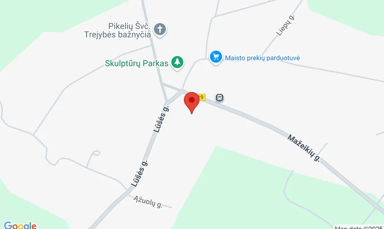 Šaulių aikštė, Pikeliai žemėlapis