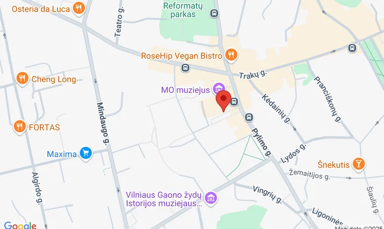 Vingrių šaltinių skveras žemėlapis
