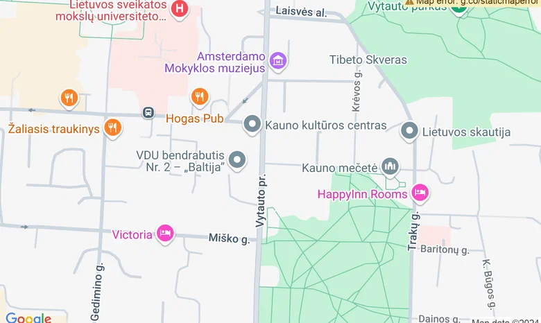 Klubas lieknėjantiems vaikams ir jaunuoliams "Pozityviksas" žemėlapis
