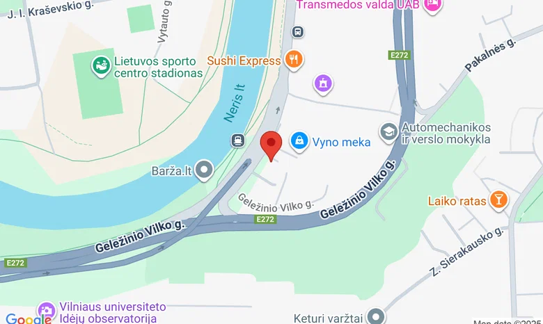 Neries prieplauka ties Goštauto g. 40 žemėlapis