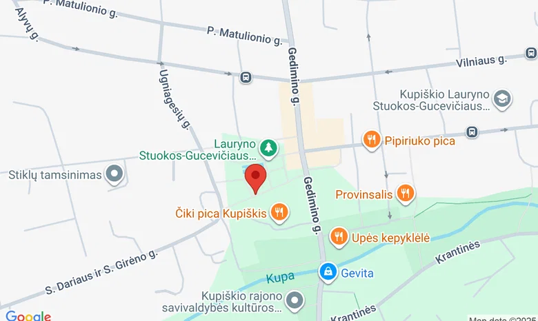L. Stuokos-Gucevičiaus aikštė žemėlapis