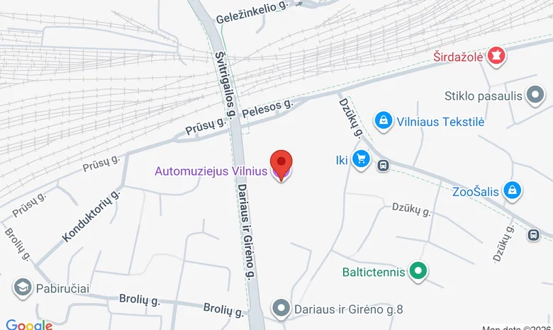 Auto Muziejus žemėlapis