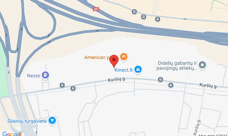 Sushi Tėvynė (Kuršių g.7, Šilainiai, Kaunas) žemėlapis