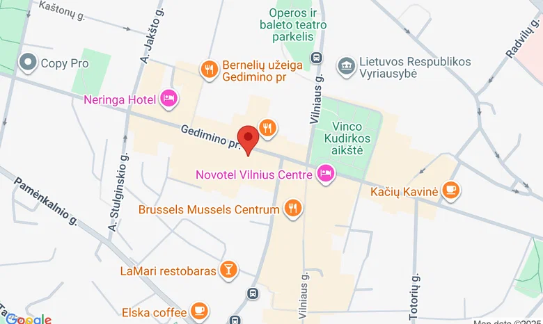 Workland Gedimino žemėlapis