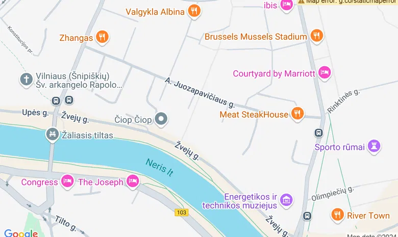 Shanti jogos centras žemėlapis