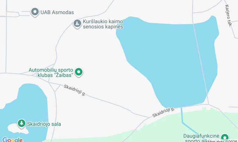 Gargždų autokroso trasa žemėlapis