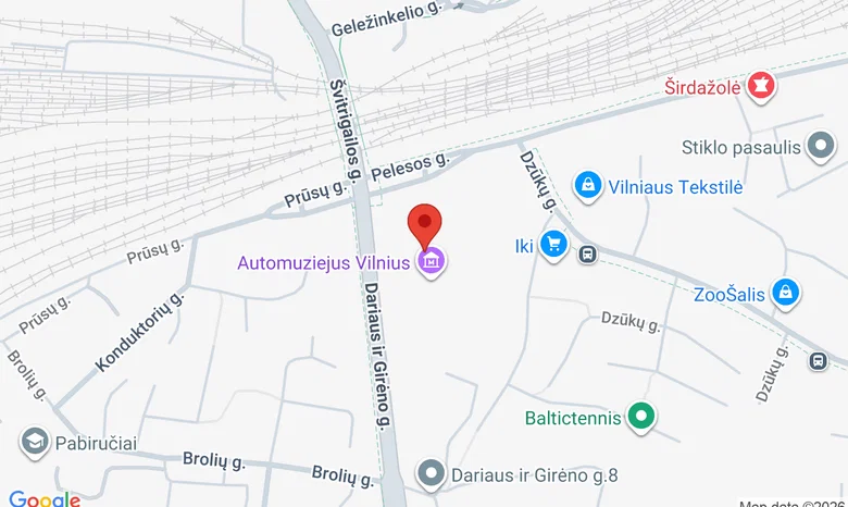  Dariaus ir Girėno g. 2, Vilnius, Vilnius žemėlapis