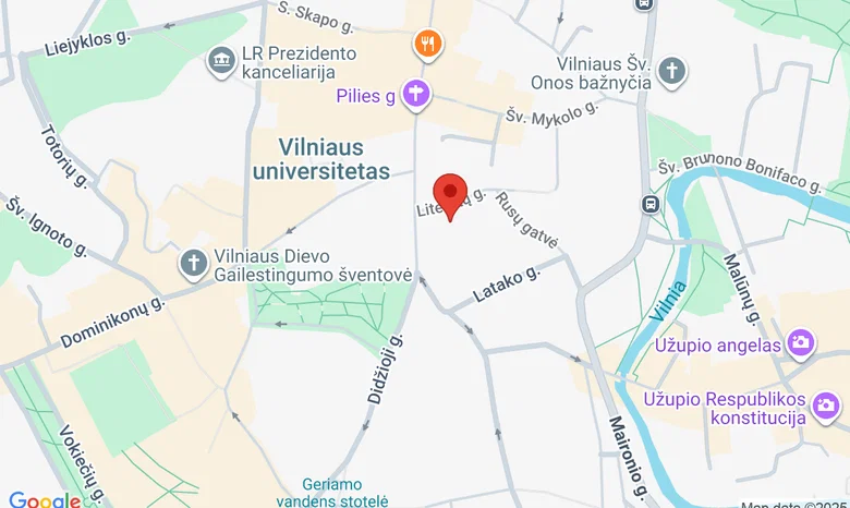 Literatų g. 3  žemėlapis