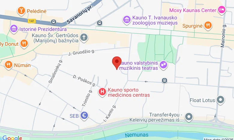 I. Kanto g. 25 žemėlapis
