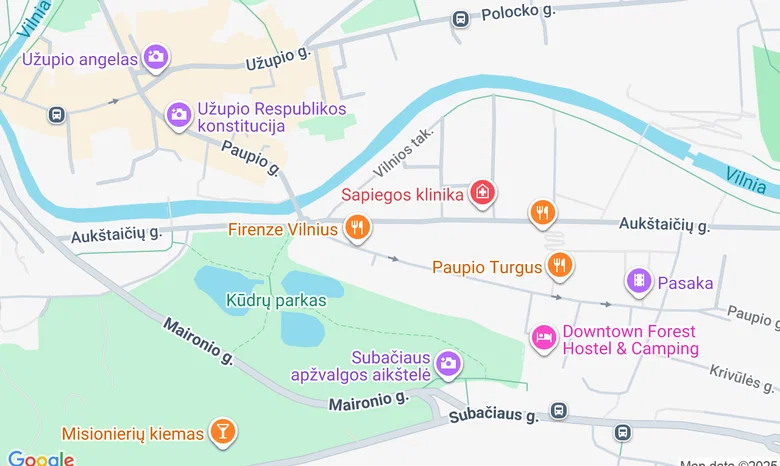 Gėlių Bistro žemėlapis