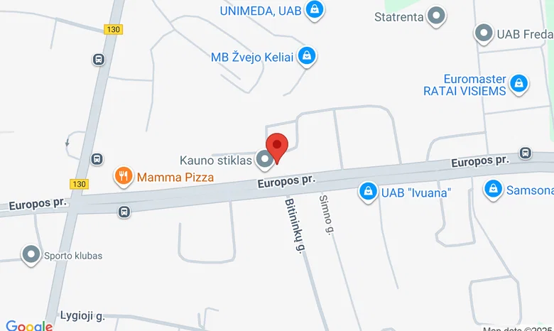 Siaubo Fabrikas žemėlapis