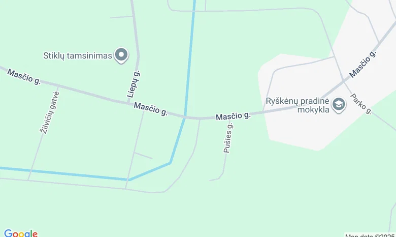 Ryškėnai žemėlapis