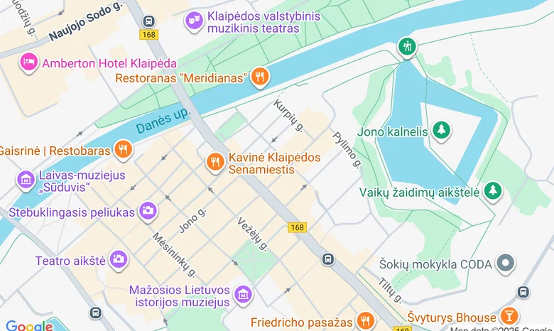 Pajūris žemėlapis