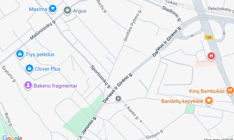 Senamiesčio salionas žemėlapis