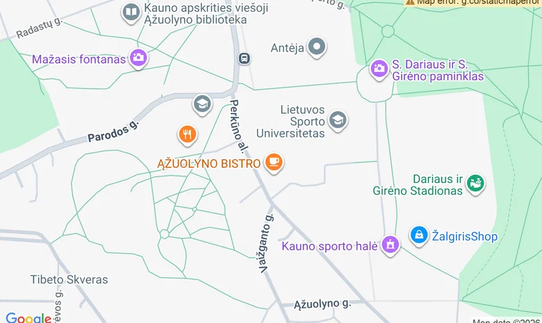 Valdo Adamkaus lengvosios atletikos maniežo požeminis parkingas žemėlapis