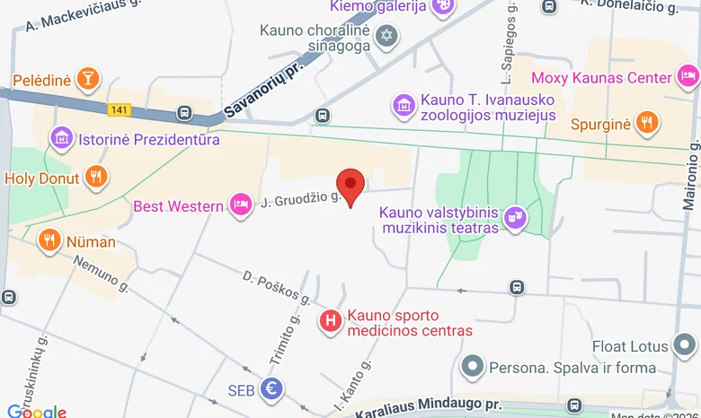 J. Gruodžio g. 3 žemėlapis