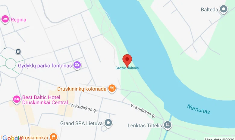 Grožio šaltinis žemėlapis