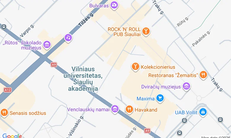 P. Višinskio g. 34 žemėlapis