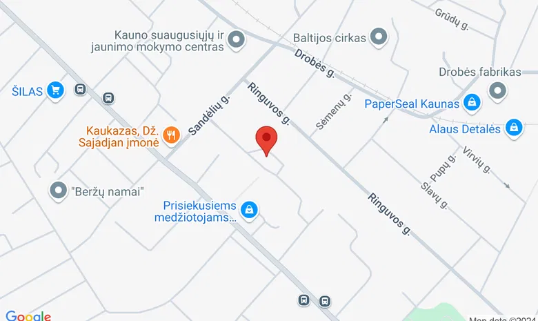 Kauno Šančių sporto ir sveikatingumo centras žemėlapis