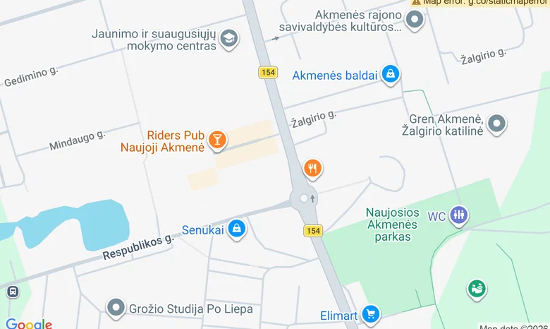 Riders Pub žemėlapis