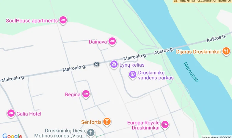 Flores SPA Hotel žiemos sodas žemėlapis