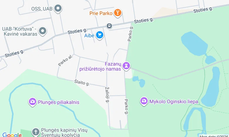 Žemaičių dailės muziejus žemėlapis
