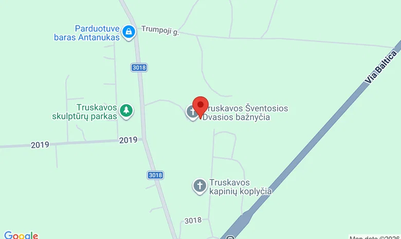 Truskavos Šventosios Dvasios bažnyčia  žemėlapis