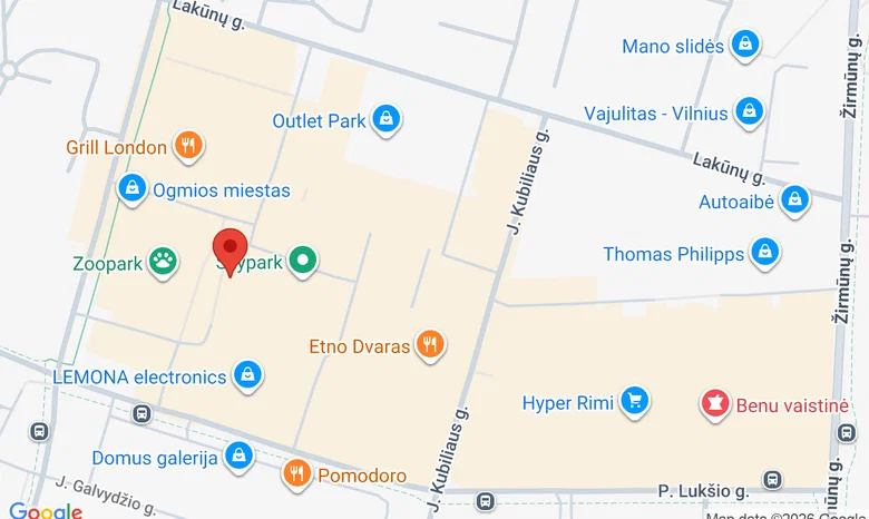 Vaflių namai žemėlapis