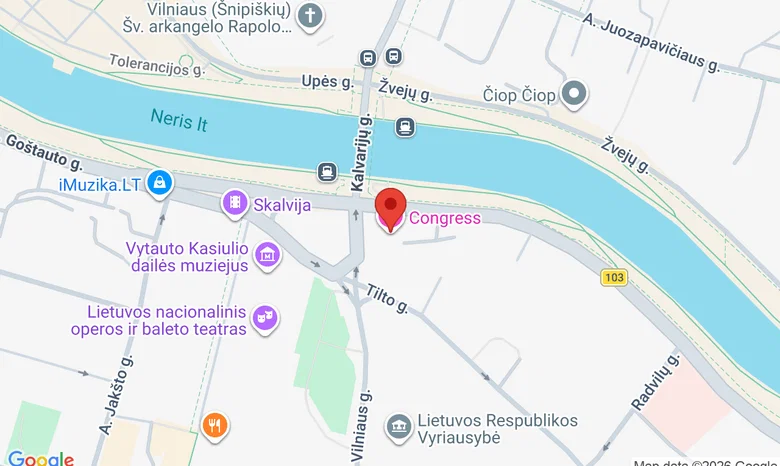 Congress viešbutis žemėlapis
