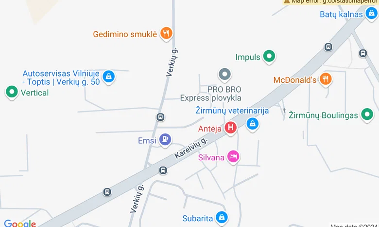 Deivių mokykla žemėlapis