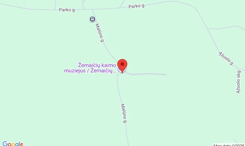 Žemaičių kaimo muziejus  žemėlapis